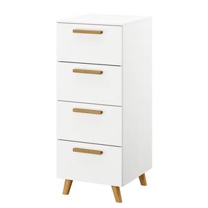 Commode haute Shuffle I Skandi Scandi - 40 cm - Blanc alpin