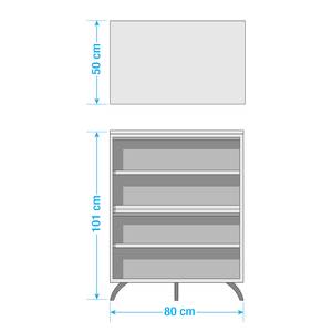 Open kast Shuffle III Industry industrial - 80 cm