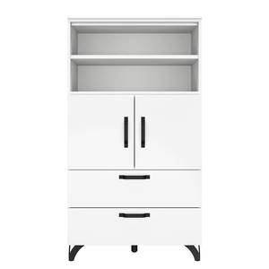 Buffet haut Shuffle I Industry Industriel - 80 cm - Blanc alpin