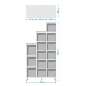 Open kast Shuffle V Scandi Scandi - 120 cm