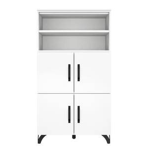 Buffet haut Shuffle II Industry Industriel - 80 cm - Blanc alpin