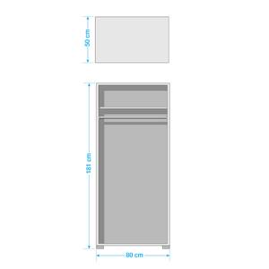 Schrankkorpus Shuffle I 80 cm - Breite: 80 cm