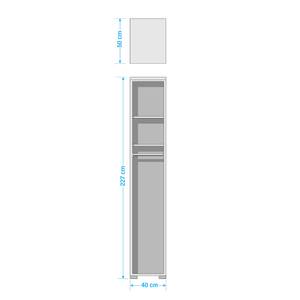 Schrankkorpus Shuffle II 40 cm - Breite: 40 cm