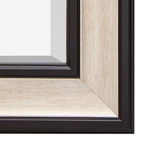 Miroir Kivalina Noir / Imitation chêne - Hauteur : 70 cm