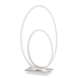 Lampe Nia Acrylique / Aluminium - 1 ampoule - Blanc