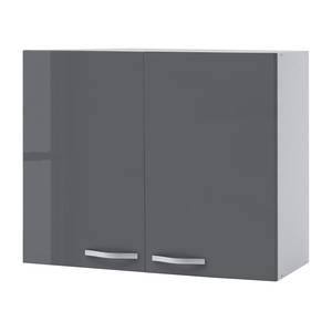 Hängeschrank Sudros I Grau / Matt Weiß - Breite: 100 cm