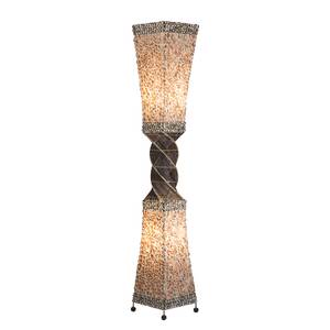 Staande lamp Bali II textielmix/ijzer - 2 lichtbronnen