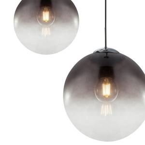 Hanglamp Varus X transparant glas/ijzer - 5 lichtbronnen