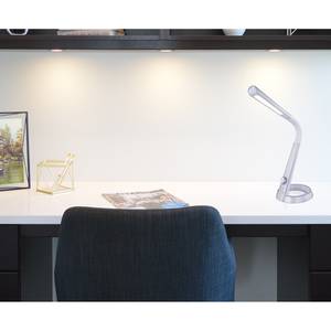 LED-Tischleuchte Mitti Polyester PVC - 2-flammig - Weiß