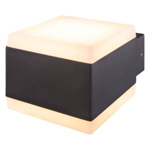 LED-wandlamp Slice plexiglas/aluminium - 1 lichtbron