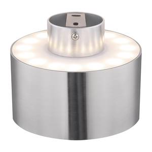 LED-plafondlamp Jenny polyester PVC/aluminium - 2 lichtbronnen - Zilver - Diameter: 10 cm