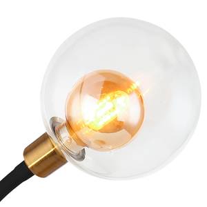 Lampe Eddy Verre transparent / Fer - 1 ampoule