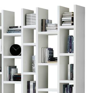 Libreria Emporior II Bianco lucido - Larghezza: 150 cm