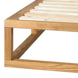 Houten bed Smood massief eikenhout - 180 x 200cm