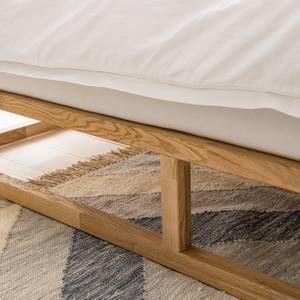 Houten bed Smood massief eikenhout - 180 x 200cm