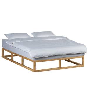 Houten bed Smood massief eikenhout - 140 x 200cm