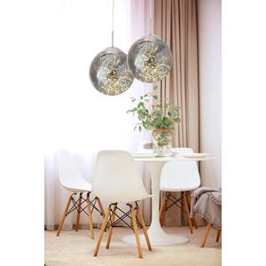 LED-Pendelleuchte Lights Klarglas - 1-flammig - Grau