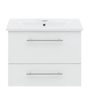 Meuble avec vasque Basic II Blanc brillant - Largeur : 65 cm