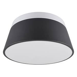 Plafondlamp Baroness acrylglas/aluminium - 1 lichtbron - Zwart