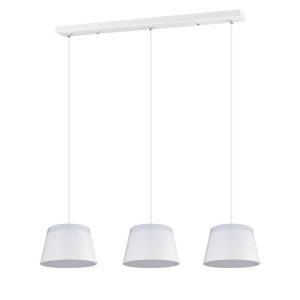 Hanglamp Baroness III acrylglas/aluminium - 6 lichtbronnen - Wit