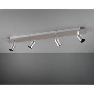 Plafondlamp Carl I aluminium - Zilver - Aantal lichtbronnen: 4