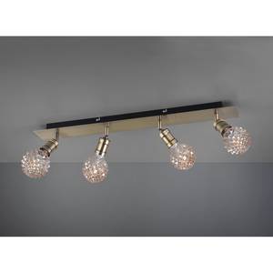 Plafondlamp Carl I aluminium - Messing - Aantal lichtbronnen: 4