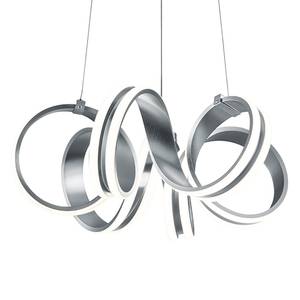 LED-Pendelleuchte Carrera Kunststoff / Aluminium - 1-flammig - Silber