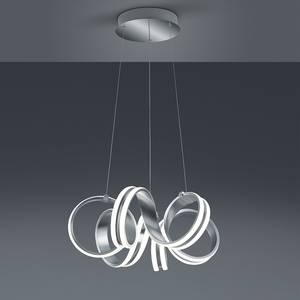 LED-Pendelleuchte Carrera Kunststoff / Aluminium - 1-flammig - Silber