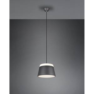 Hanglamp Baroness I acrylglas/aluminium - 2 lichtbronnen - Zwart