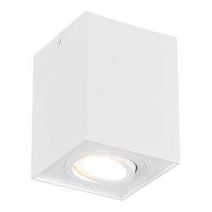 Plafondlamp Biscuit aluminium - Wit - Aantal lichtbronnen: 1