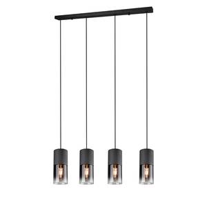 Hanglamp Robin II transparant glas /aluminium - 4 lichtbronnen