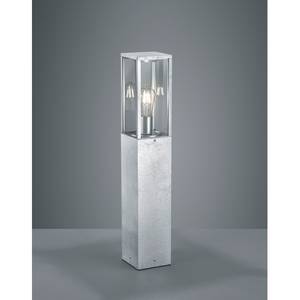 Padverlichting Garonne I glas/aluminium - 1 lichtbron - Zilver