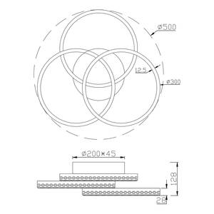 Plafonnier Lincoln II Aluminium - 1 ampoule