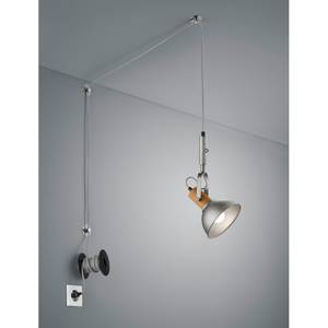 Hanglamp Delia III aluminium - 1 lichtbron