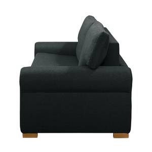 Schlafsofa LATINA Country Deluxe Webstoff - Webstoff Luba: Dunkelgrau - Breite: 165 cm