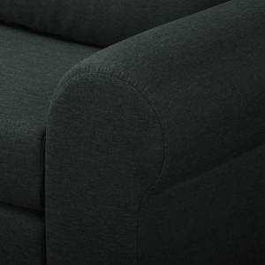 Schlafsofa LATINA Country Deluxe Webstoff - Webstoff Luba: Dunkelgrau - Breite: 165 cm