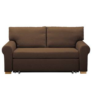 Schlafsofa LATINA Country Deluxe Webstoff - Webstoff Luba: Dunkelbraun - Breite: 165 cm