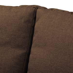 Schlafsofa LATINA Country Deluxe Webstoff - Webstoff Luba: Dunkelbraun - Breite: 165 cm