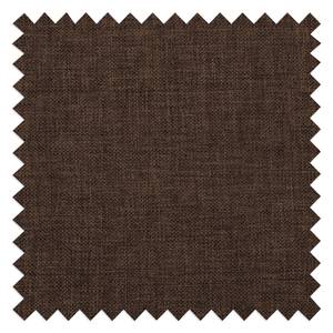 Canapé convertible LATINA Country Deluxe Tissage à plat - Tissu Luba: Marron foncé - Largeur : 165 cm