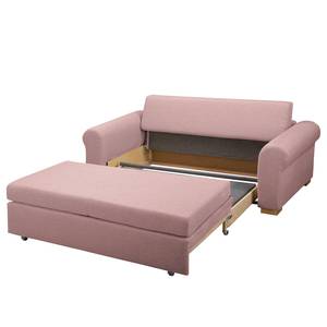 Slaapbank LATINA Country Deluxe vlakweefsel - Stof Luba: Mauve - Breedte: 205 cm