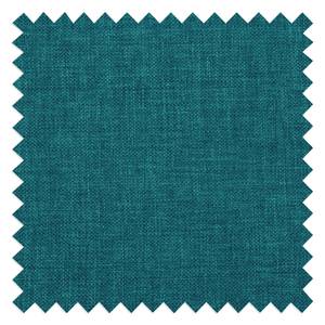 Slaapbank LATINA Country Deluxe vlakweefsel - Geweven stof Luba: Turquoise - Breedte: 185 cm