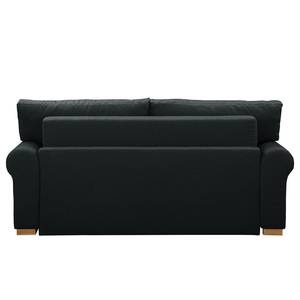 Schlafsofa LATINA Country Deluxe Webstoff - Webstoff Luba: Dunkelgrau - Breite: 205 cm