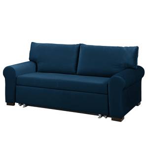 Schlafsofa LATINA Country Deluxe Samt - Samt Krysia: Dunkelblau - Breite: 205 cm