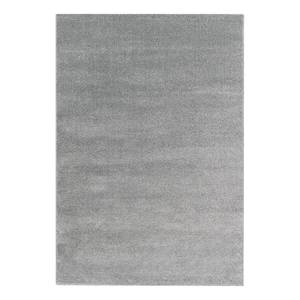 Hoogpolig vloerkleed Pure geweven stof - Zilver - 67 x 130 cm