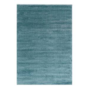 Hoogpolig vloerkleed Pure geweven stof - Turquoise - 133 x 190 cm