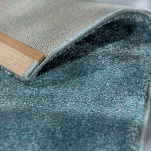 Hoogpolig vloerkleed Pure geweven stof - Turquoise - 133 x 190 cm