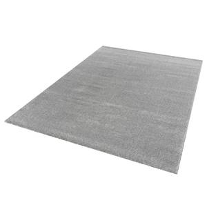 Hochflorteppich Pure Webstoff - Silber - 133 x 190 cm