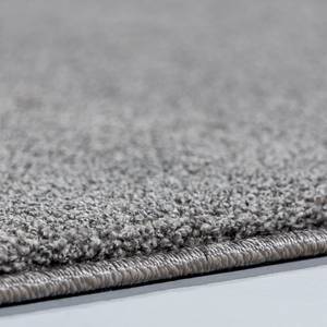 Hoogpolig vloerkleed Pure geweven stof - Zilver - 160 x 230 cm