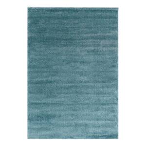 Hoogpolig vloerkleed Pure geweven stof - Turquoise - 80 x 150 cm