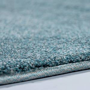 Hoogpolig vloerkleed Pure geweven stof - Turquoise - 80 x 150 cm